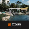 ETONG T30F 28m² Aluminum alloy mobile house with terrace